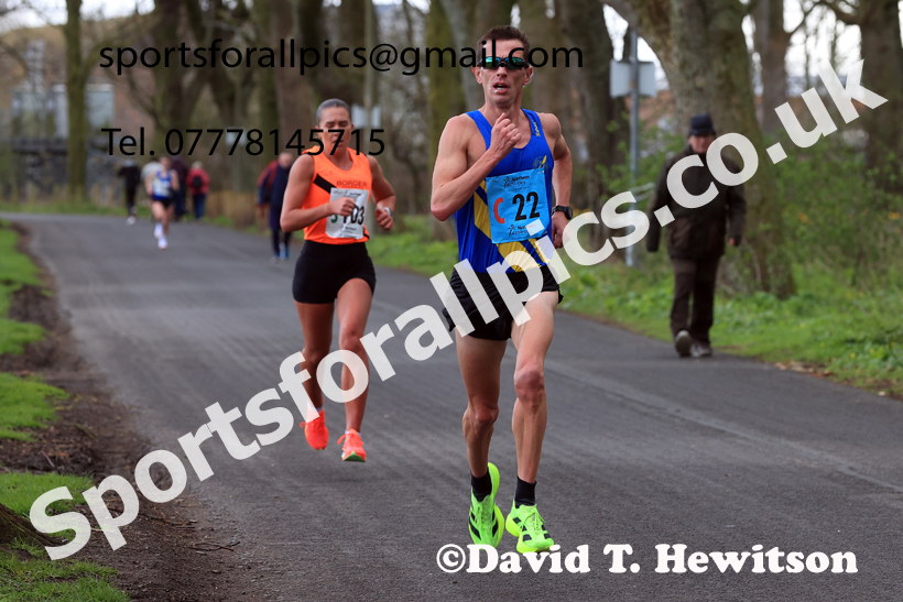 Senior Mens 12 Stage Road Relay, 2026 Northern Mens 12 and Womens 6 Stage Road Relays and Young Athletes 5k, Sheepmount Stadium, Carlisle. Photo: David T. Hewitson/Sports for All Pics